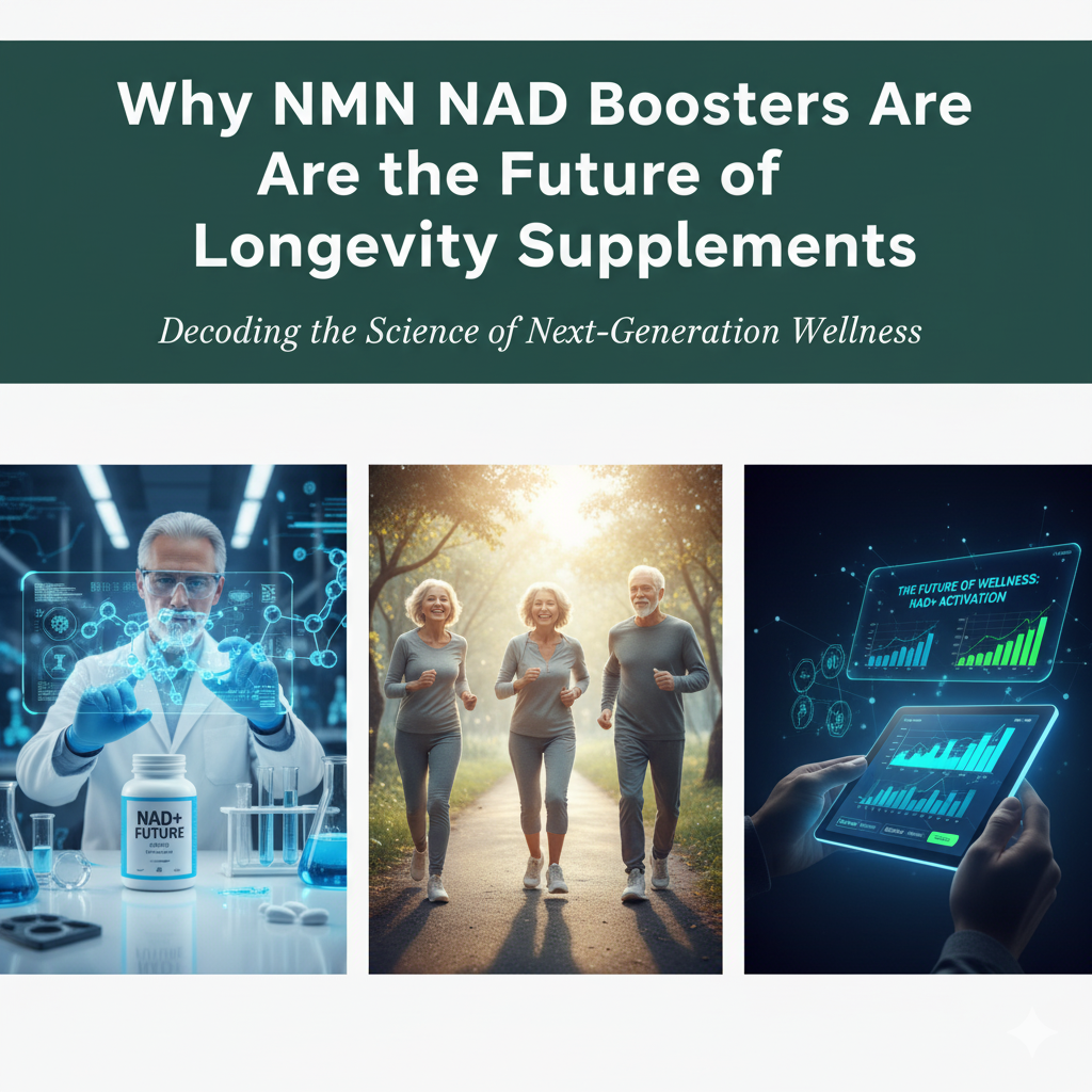 Why NMN NAD Boosters Are the Future of Longevity Supplements