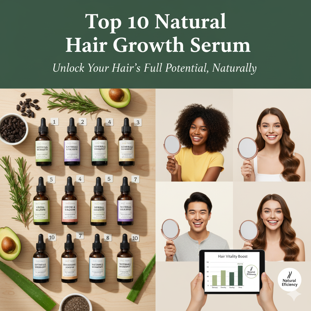 Top 10 Natural Hair Growth Serum