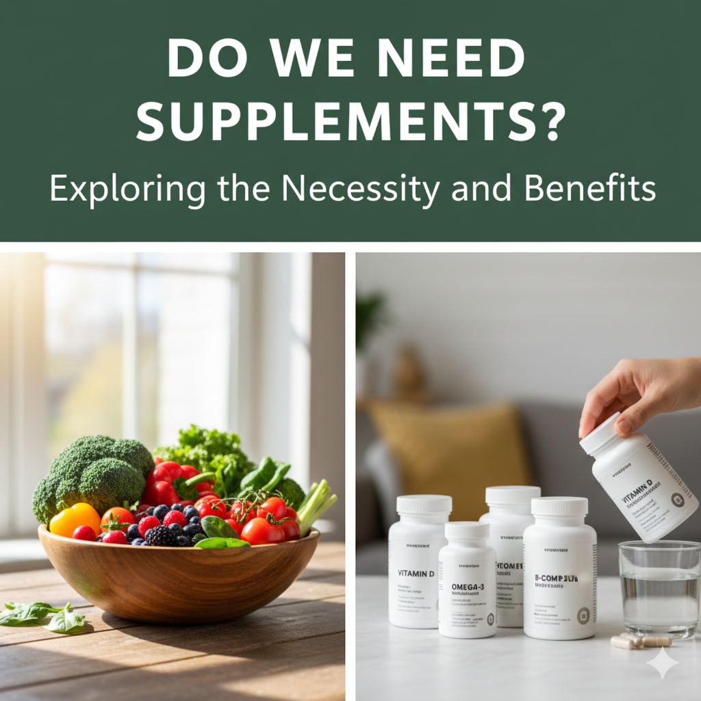Do We Need Supplements? Exploring the Necessity and Benefits