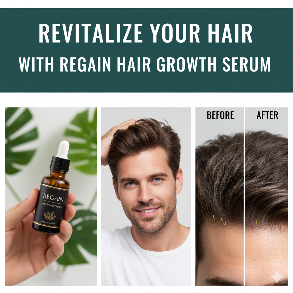 Revitalize Your Hair with Regain Hair Growth Serum