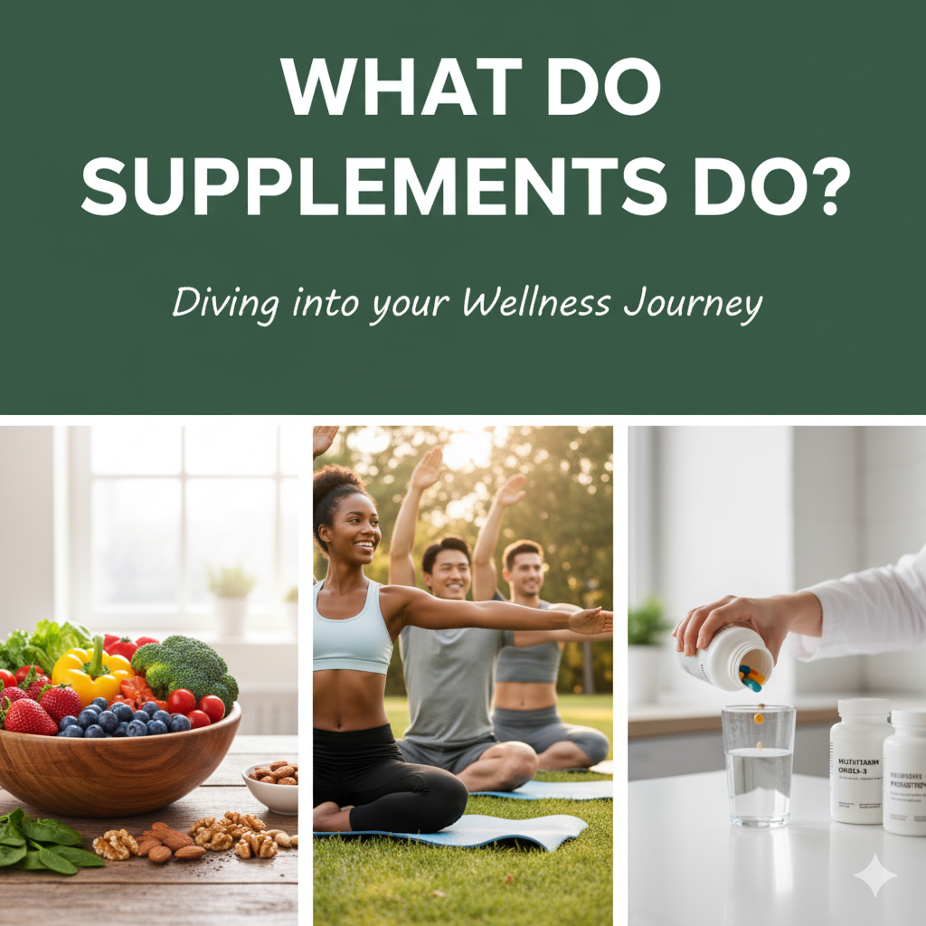 What do supplements do Diving into your Wellness Journey