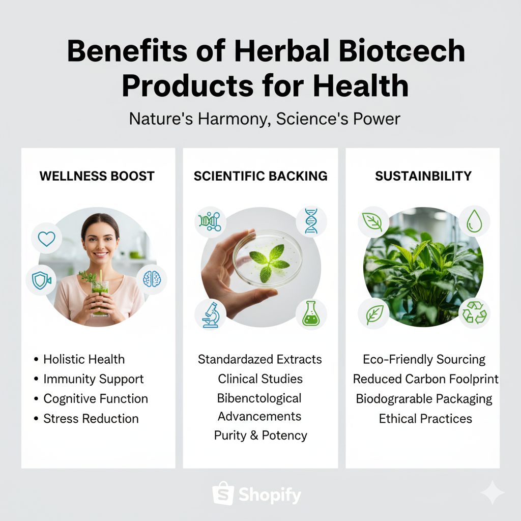 Benefits of Herbal Biotech Products for Health