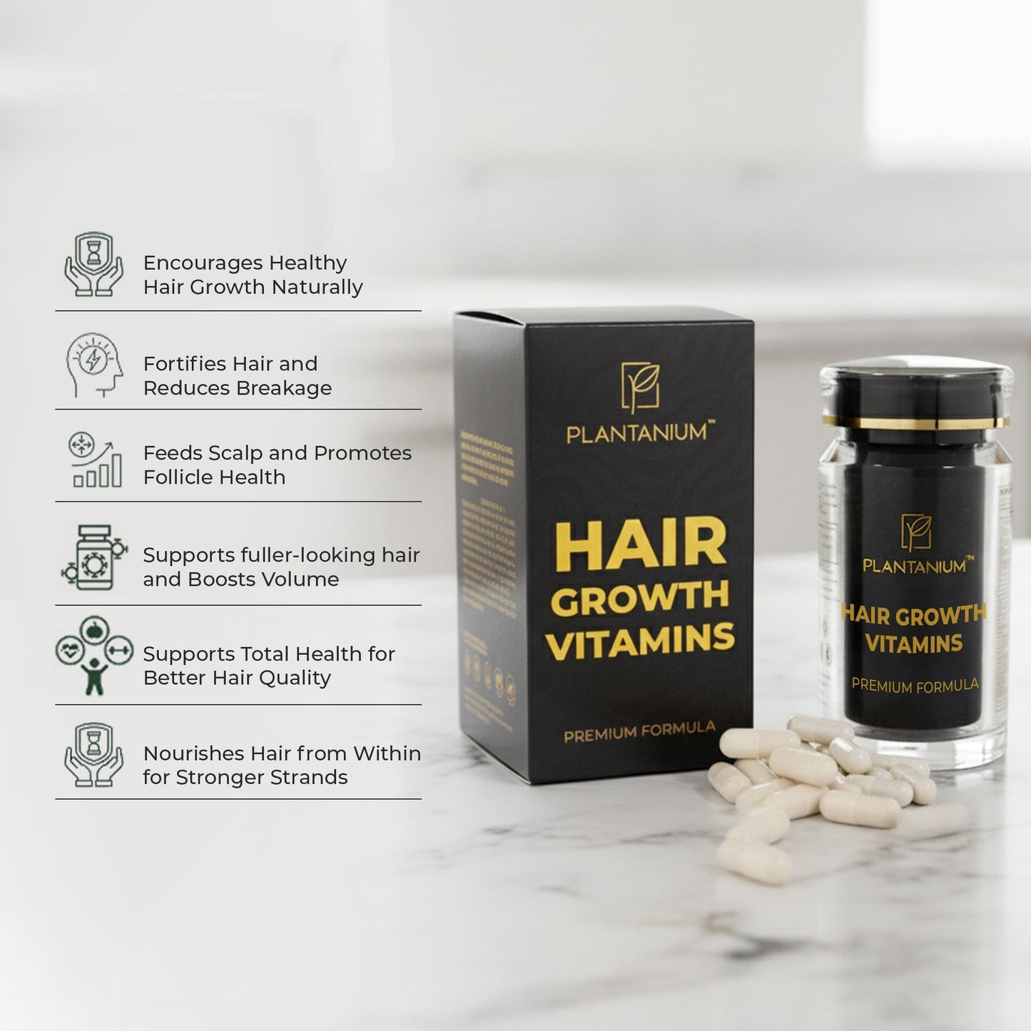 Plantanium Hair Growth Vitamins
