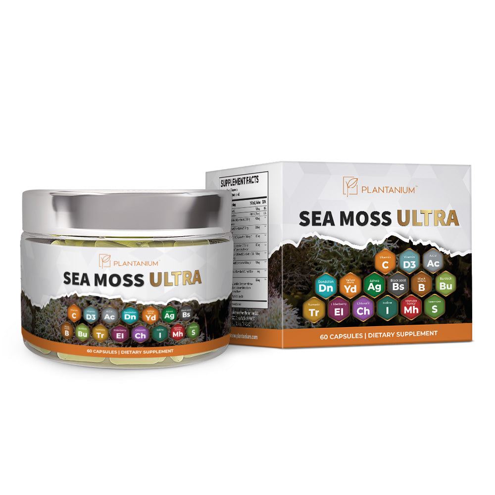 Organic Plantanium Sea Moss Ultra Capsules