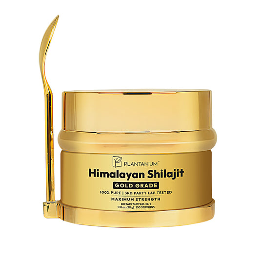 Premium Pure Himalayan Shilajit Resin Gold Grade