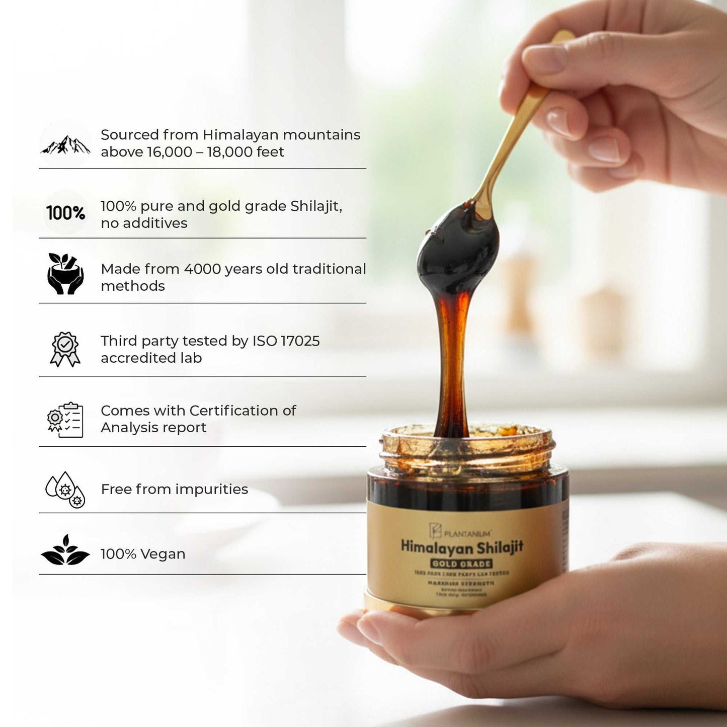 Premium Pure Himalayan Shilajit Resin