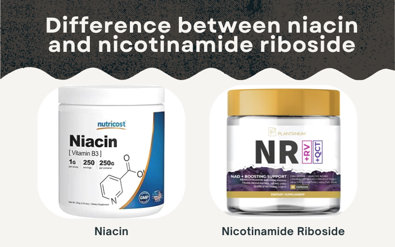 Difference between niacin and nicotinamide riboside